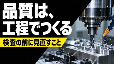 品質は、工程でつくる